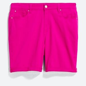 Kensie Pink Jean Shorts